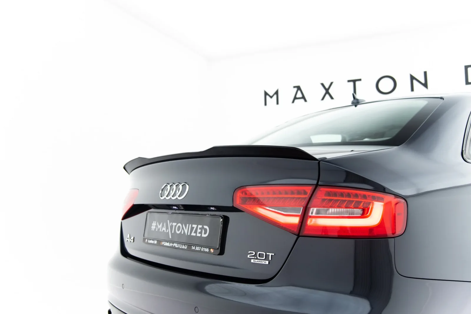 Spoiler Cap compatible with Audi A4 Sedan B8 / B8 Facelift