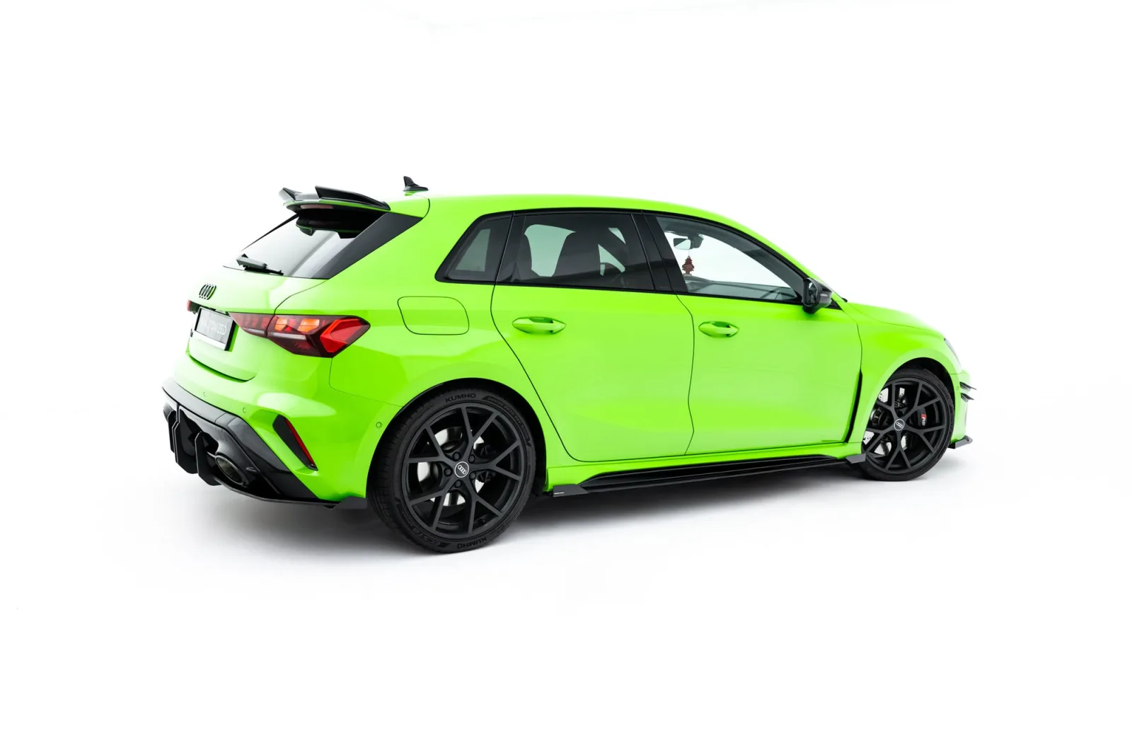 Side Skirts Diffusers Street Pro + Flaps compatible with Audi RS3 Sportback 8Y Facelift