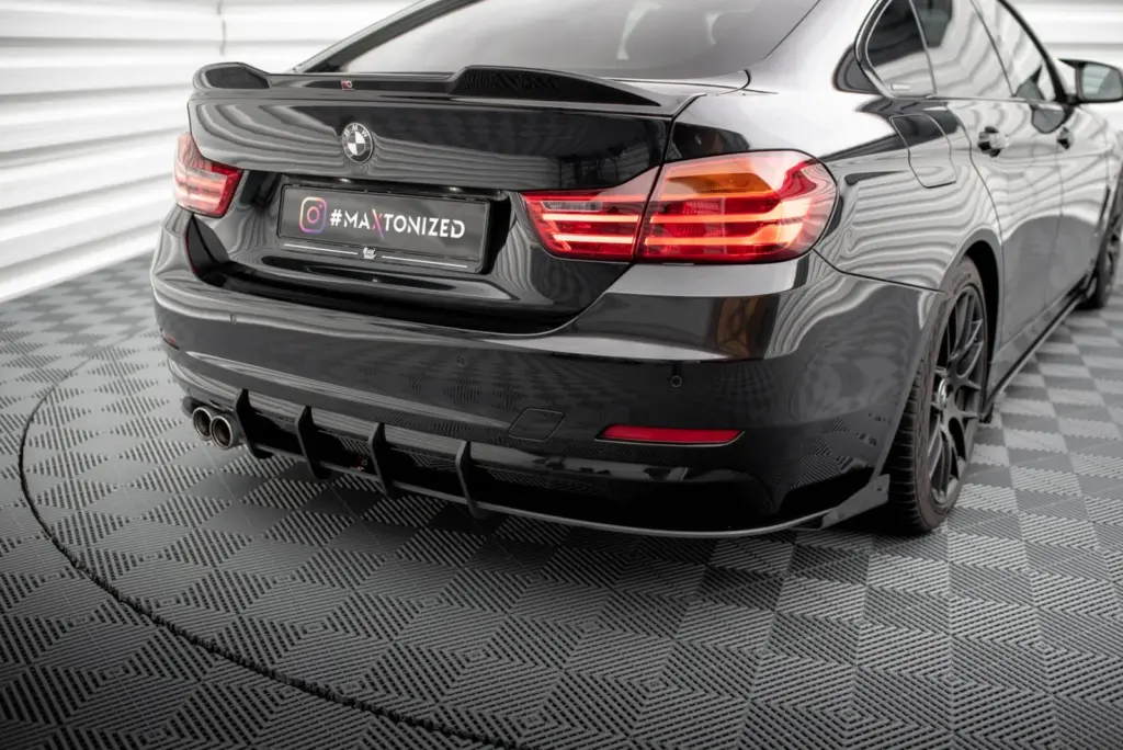 Rear Side Splitters Street Pro + Flaps compatible with BMW 4 Gran Coupe F36