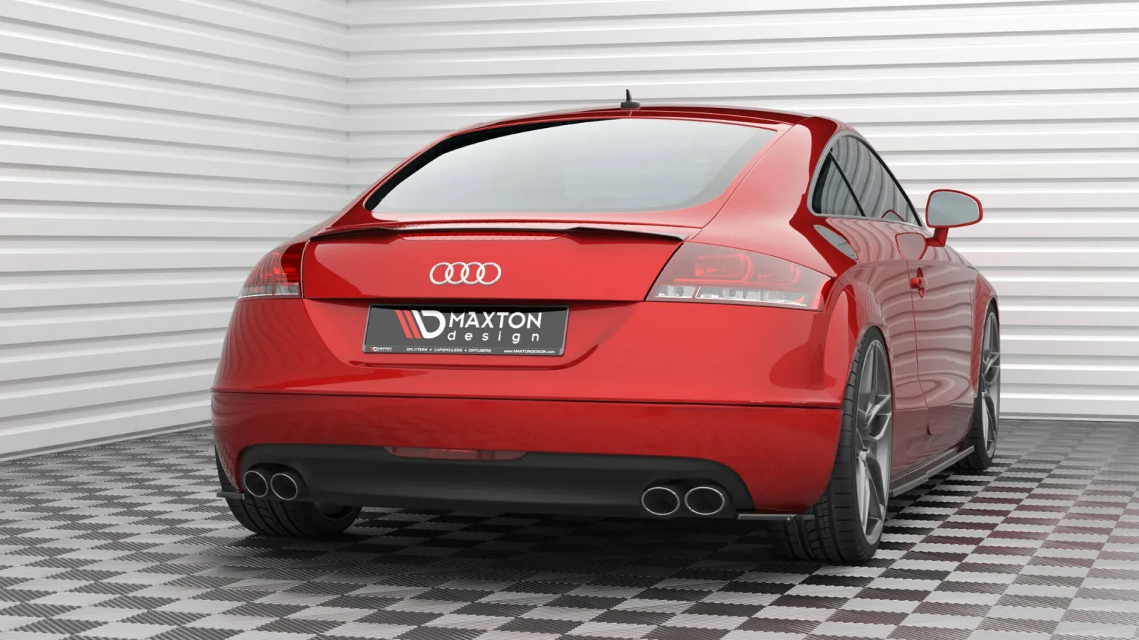 Rear Side Splitters compatible with Audi TT 3.2 V6 8J