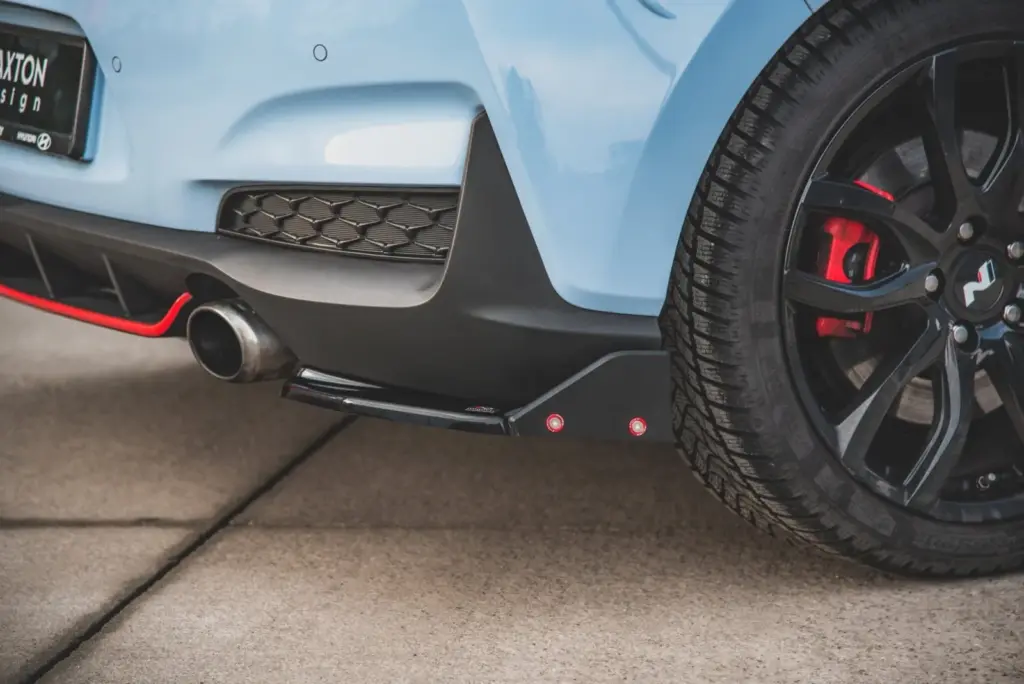 Rear Side Splitters V.6 + Flaps compatible with Hyundai I30 N Mk3 Hatchback
