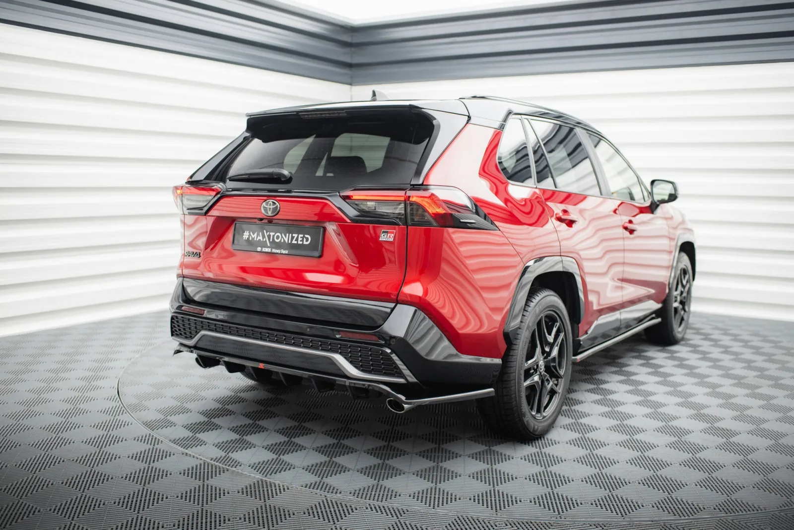 Rear Splitter (With Diffuser) compatible with Toyota RAV4 GR Sport Mk5