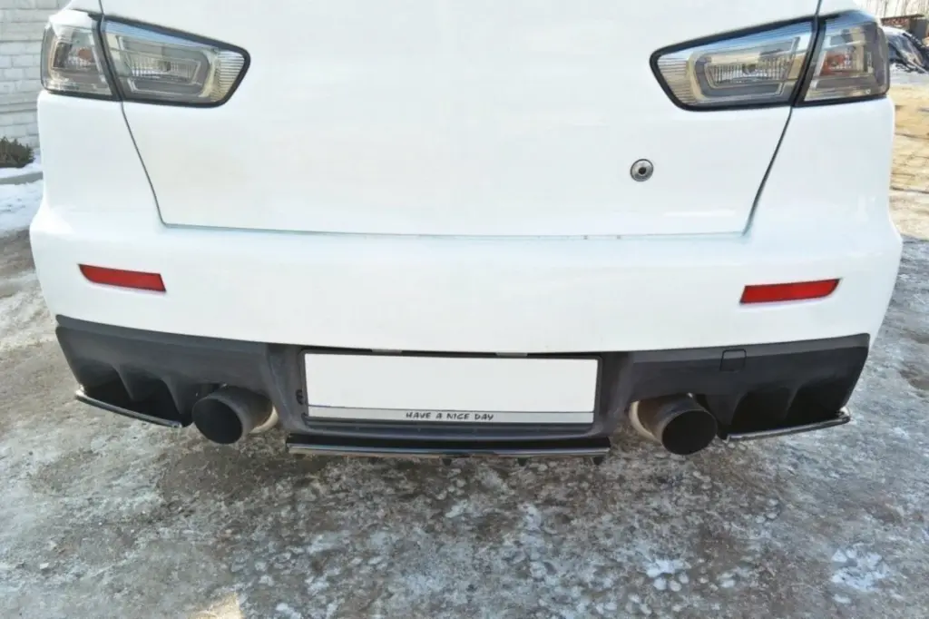 Rear Splitter compatible with Mitsubishi Lancer Evo X (With Diffuser)