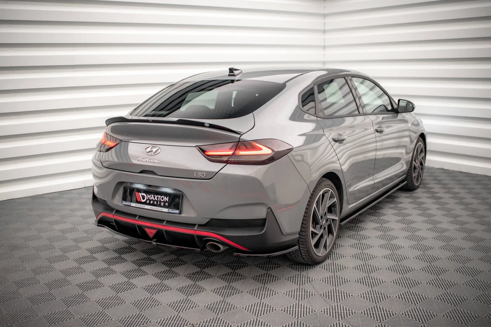 Rear Side Splitters compatible with Hyundai I30 Fastback N-Line Mk3 Facelift