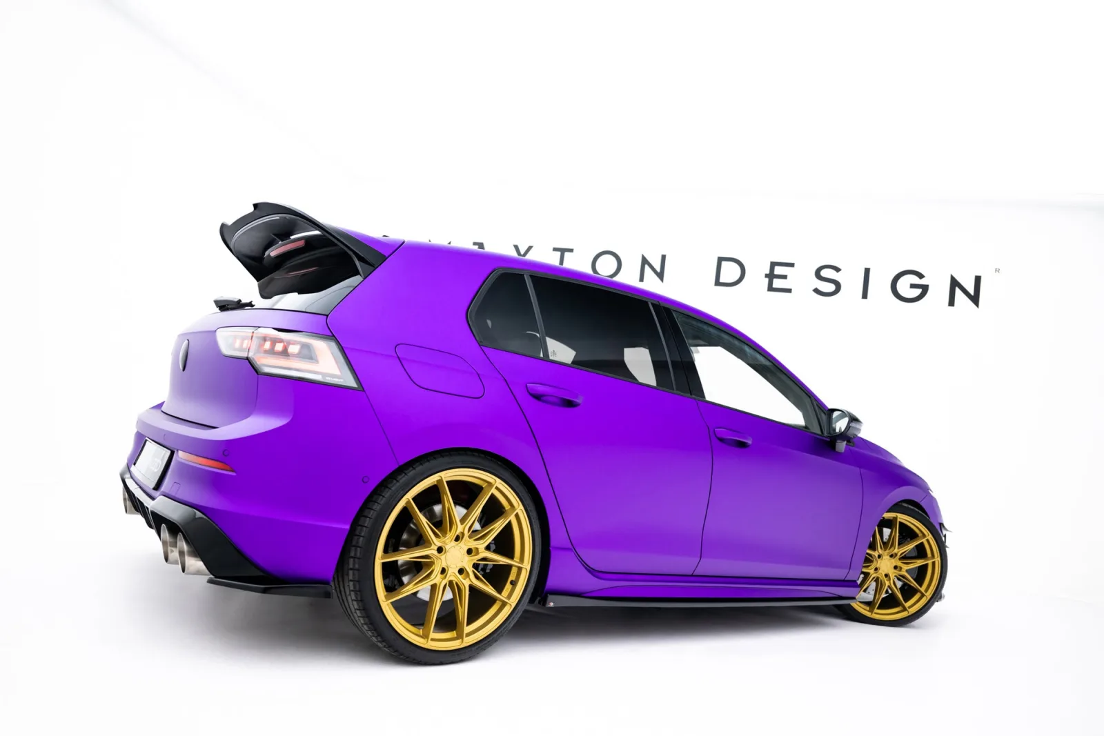 Side Skirts Diffusers V.2 compatible with Volkswagen Golf R Hatchback Mk8 Facelift