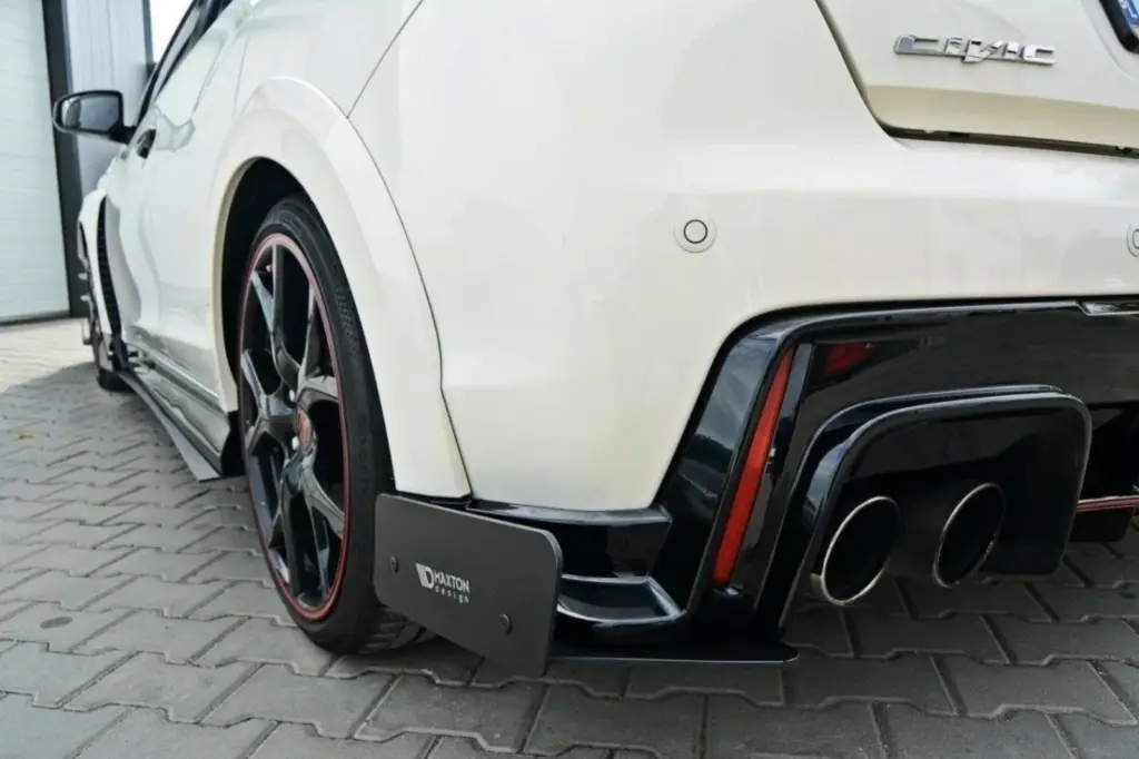 Rear Side Splitters Racing compatible with Honda Civic IX Type R