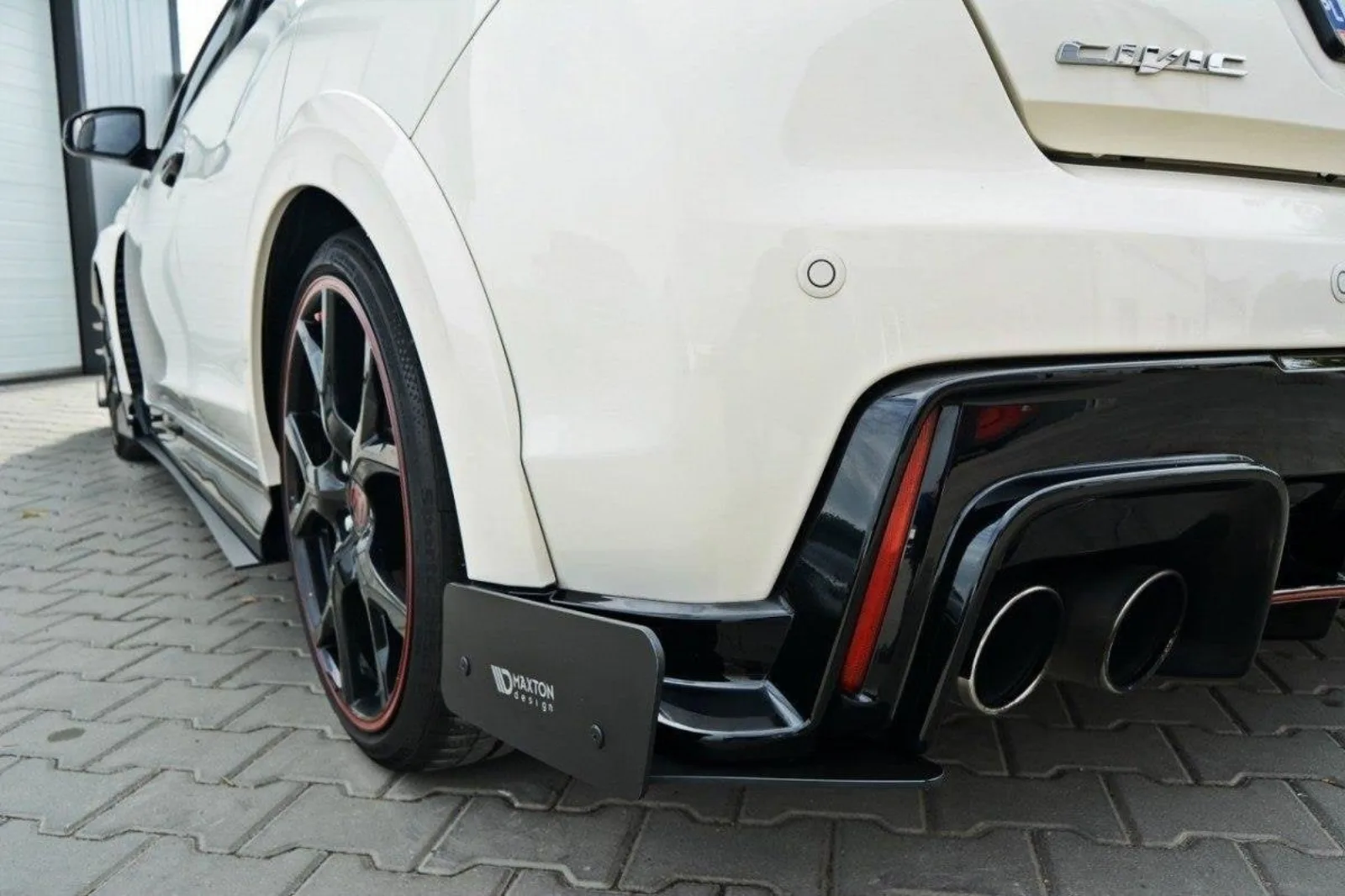 Rear Side Splitters Racing compatible with Honda Civic IX Type R