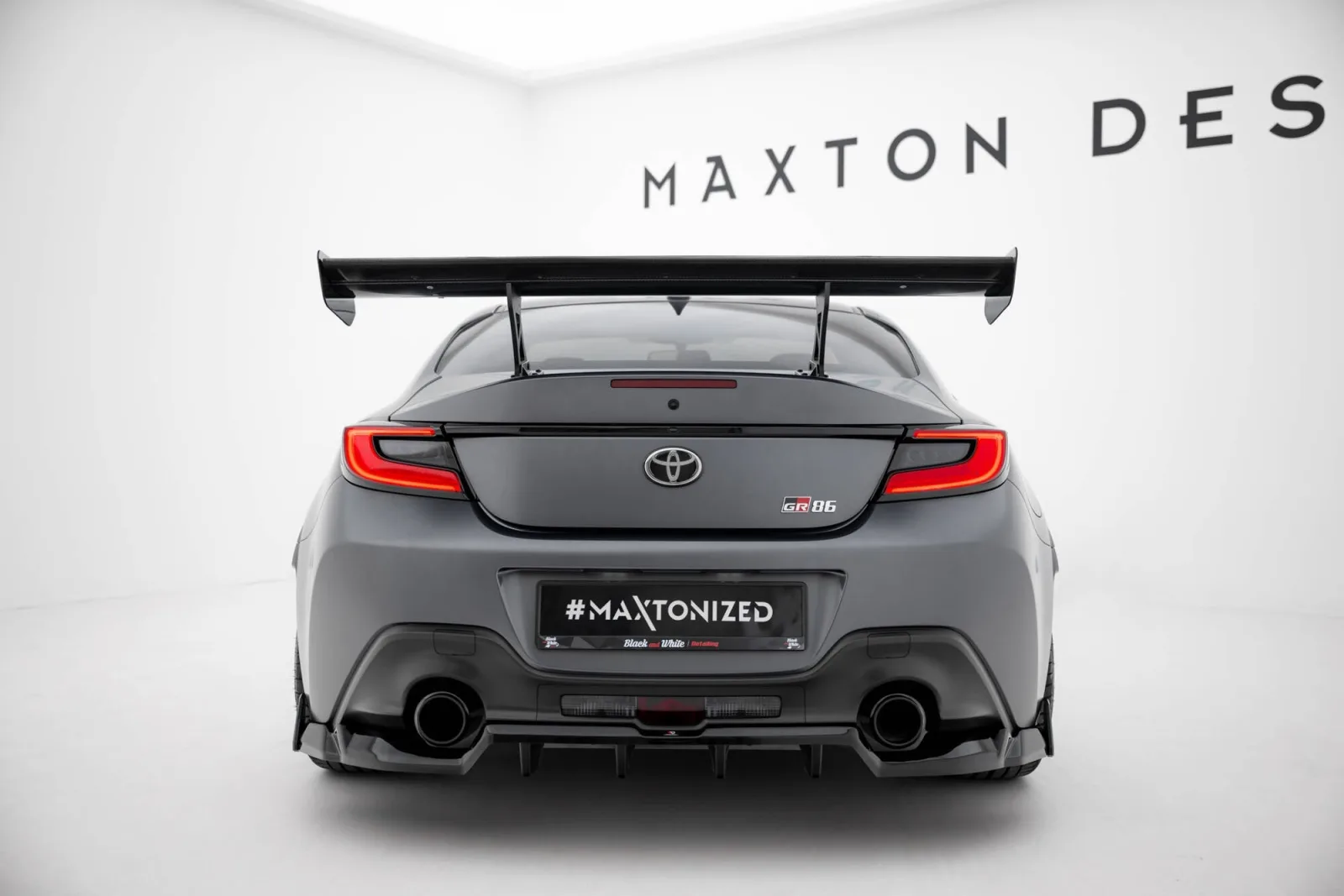 Carbon Spoiler With Internal Brackets compatible with Toyota GR86 / Subaru BRZ Mk2