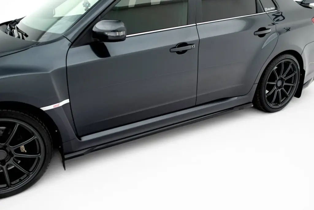 Side Skirts Diffusers V.2 compatible with Subaru Impreza WRX STI Mk3 Facelift