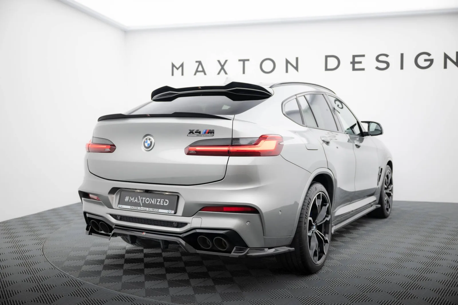 Rear Splitter (With Diffuser) compatible with BMW X4 M F98