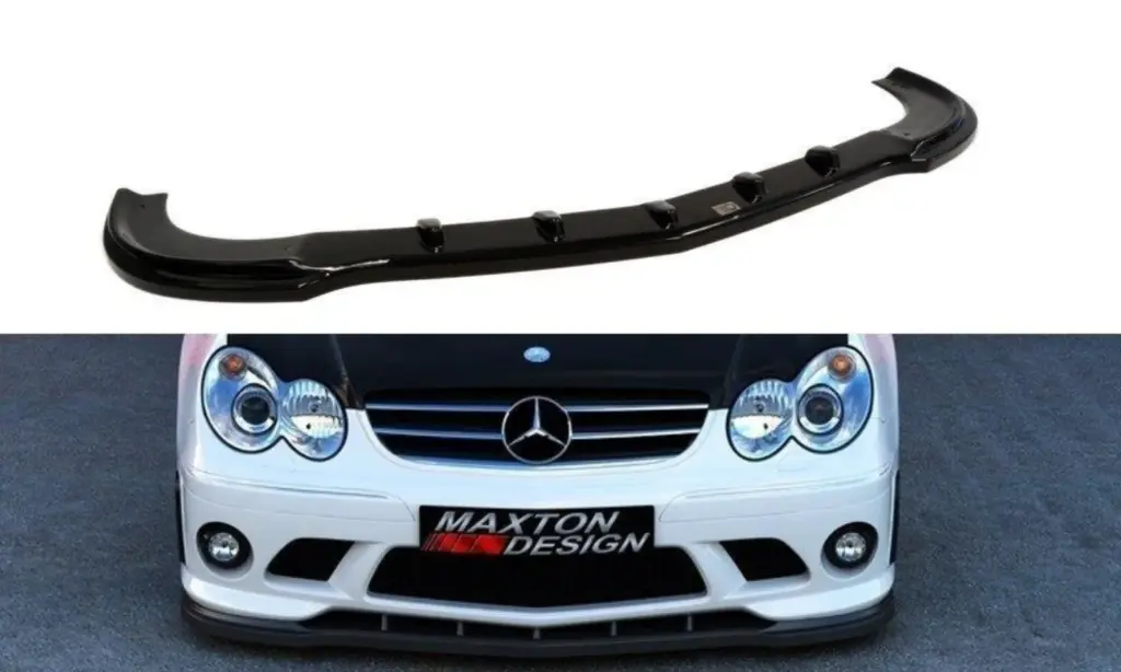 Front Splitter compatible with Mercedes CLK W209 (for Bumper Me-clk-209-AMG204-f1)