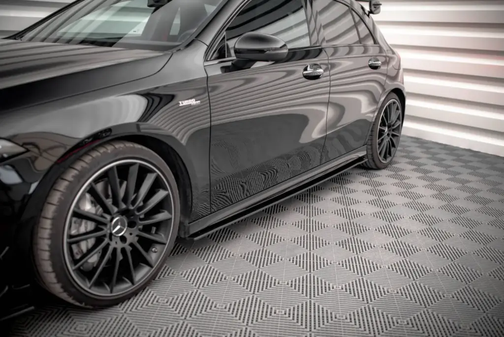 Side Skirts Diffusers Street Pro compatible with Mercedes A35 AMG / AMG-Line Aero Pack W177