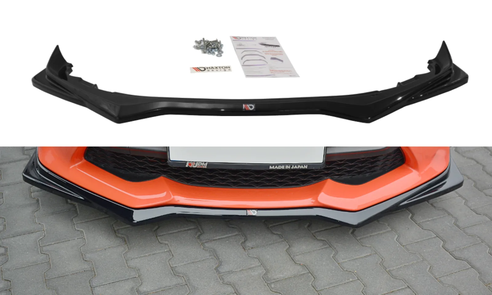 Front Splitter V.2 compatible with Toyota GT86 Facelift