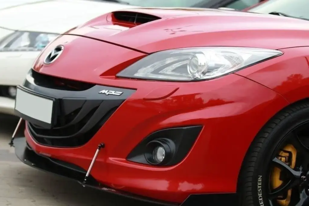 Front Splitter Racing compatible with Mazda 3 MK2 MPS