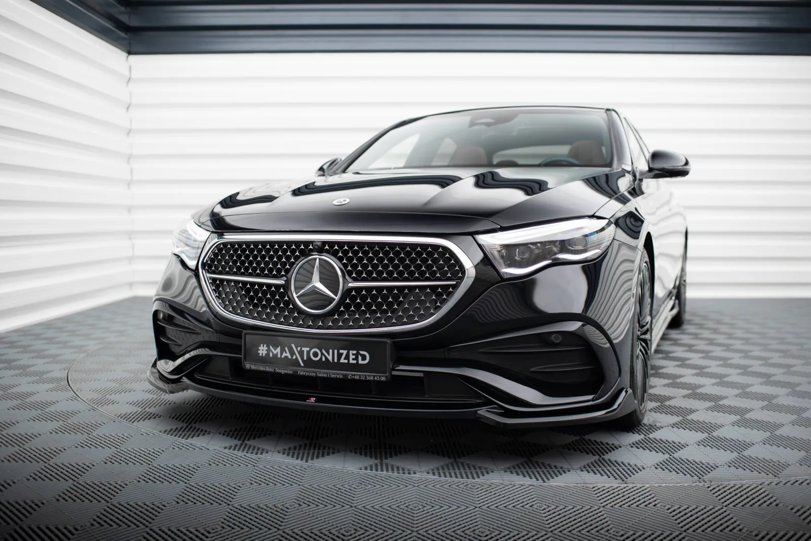 Front Splitter V.1 compatible with Mercedes-Benz E AMG-Line W214