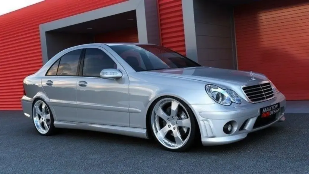 Side Skirts Diffusers compatible with Mercedes C-Class W203