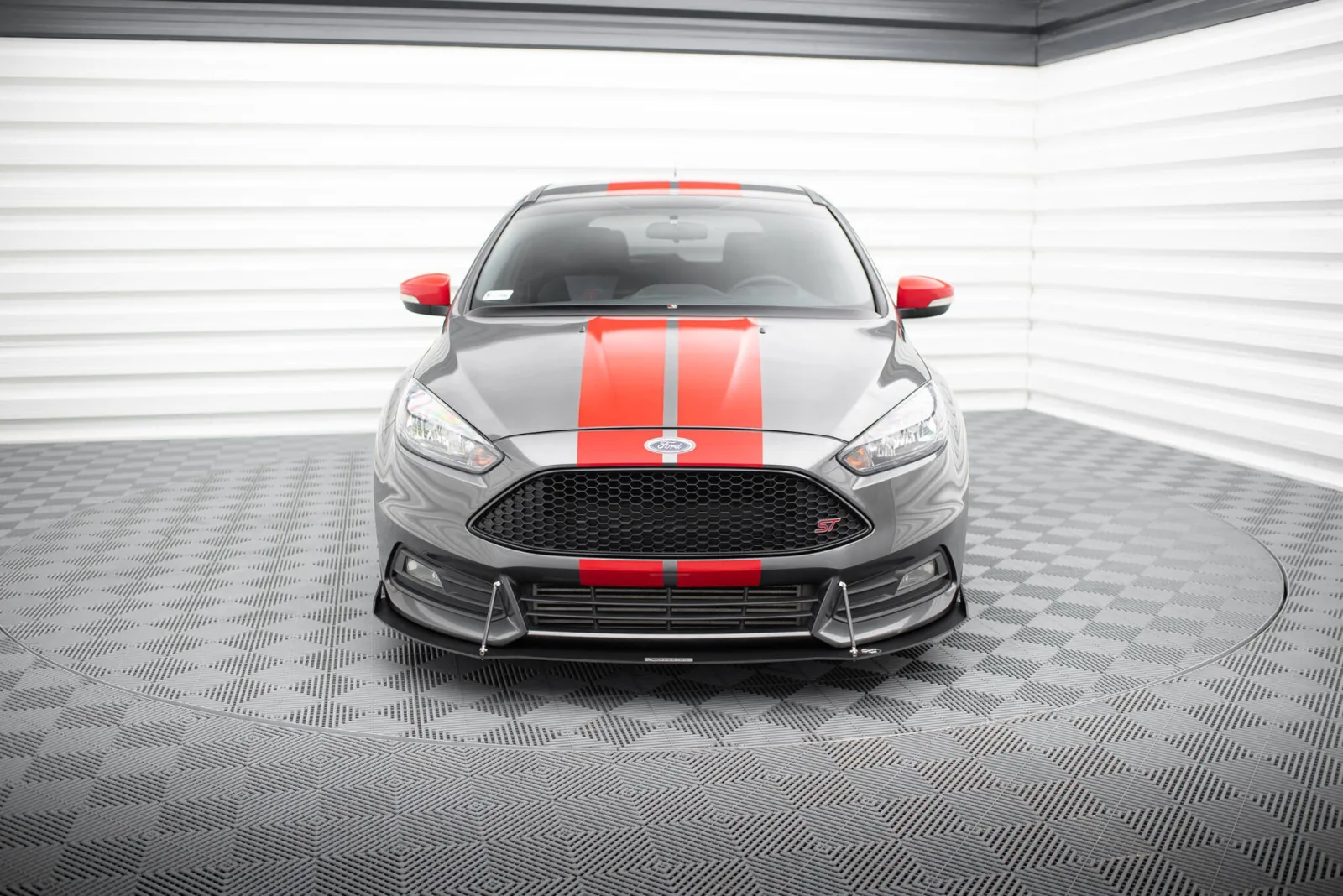 Front Splitter Racing V.2 compatible with Ford Focus ST Mk3 FL