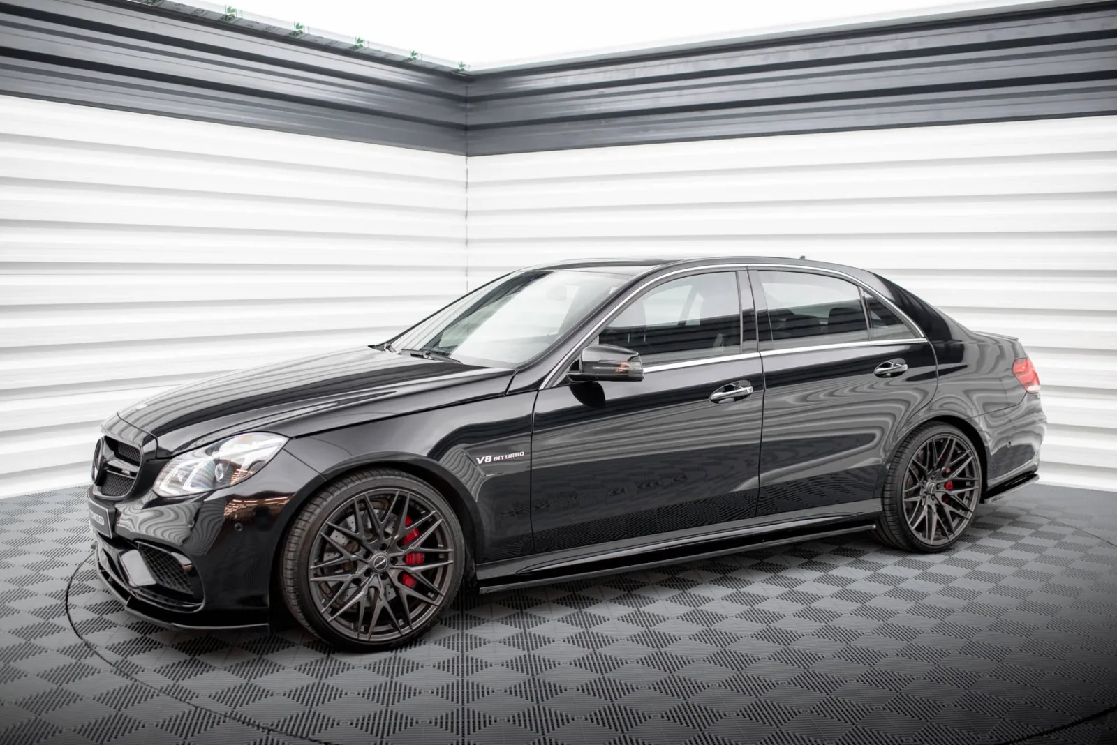 Set of Splitters compatible with Mercedes-Benz E63 AMG Sedan W212 Facelift