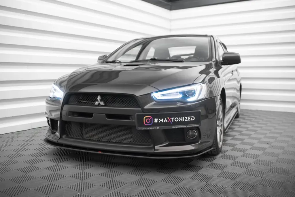 Front Splitter Street Pro compatible with Mitsubishi Lancer EVO X
