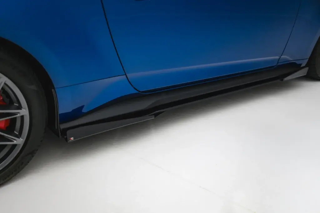 Side Skirts Diffusers Street Pro + Flaps compatible with Ford Mustang GT Mk7