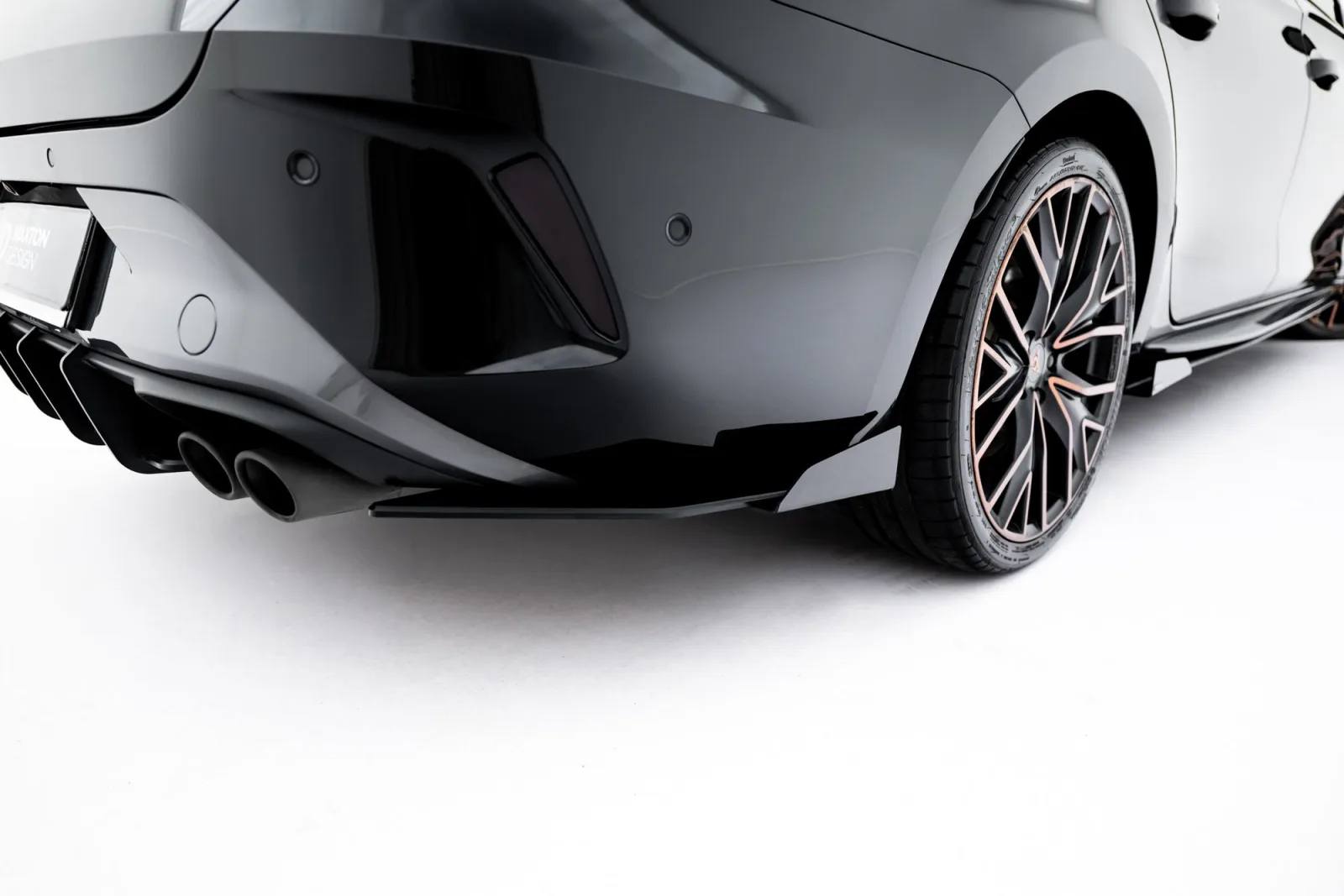 Rear Side Splitters Street Pro + Flaps compatible with Cupra Leon ST Mk1 Facelift