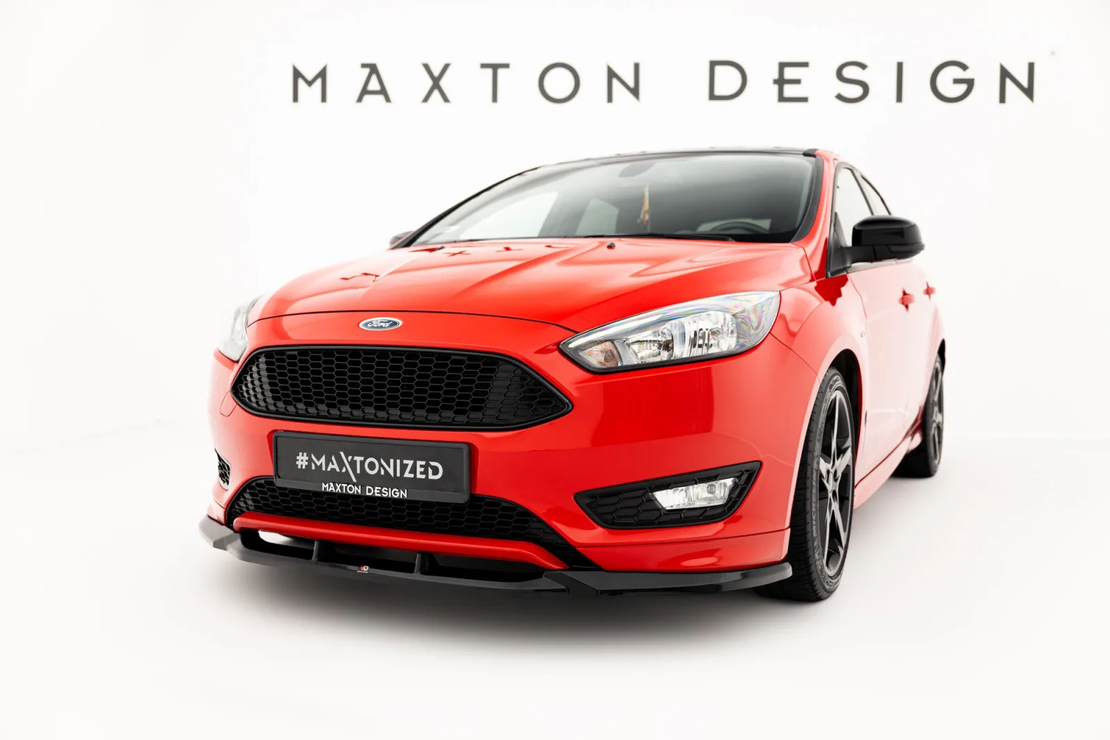 Front Splitter V.3 compatible with Ford Focus ST-Line Mk3 Facelift
