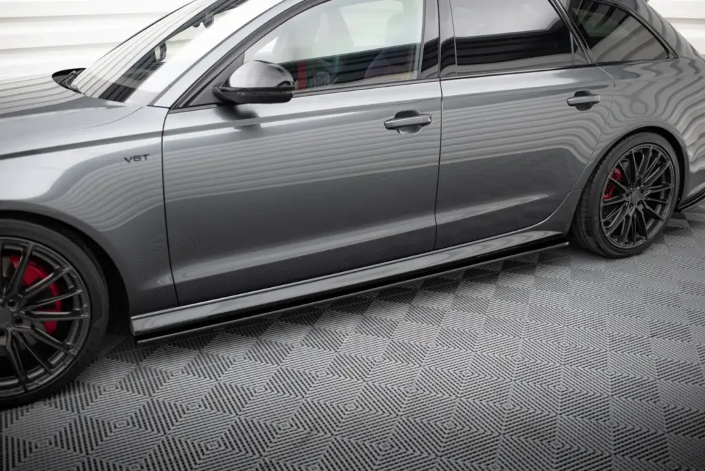Side Skirts Diffusers V.1 compatible with Audi A6 / A6 C7 S-line/ S6 C7 Facelift