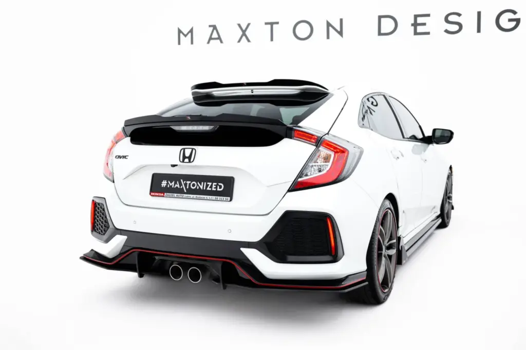 Rear Side Splitters Street Pro compatible with Honda Civic Sport Mk 10