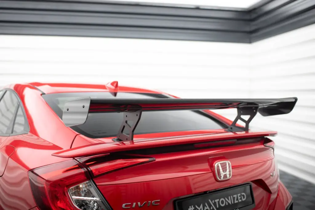 Carbon Spoiler With Internal Brackets compatible with Honda Civic SI Mk10