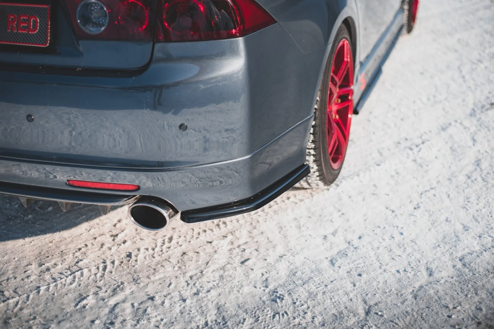 Rear Side Splitters V.2 compatible with Honda Accord Mk7 Type-S