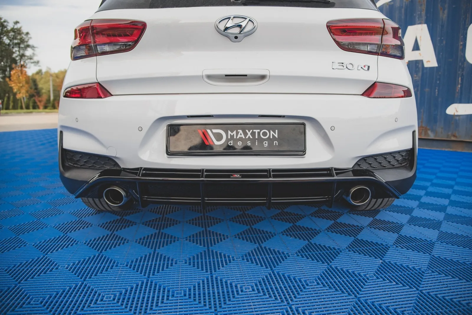 Rear Valance V.3 compatible with Hyundai I30 N Mk3 Hatchback