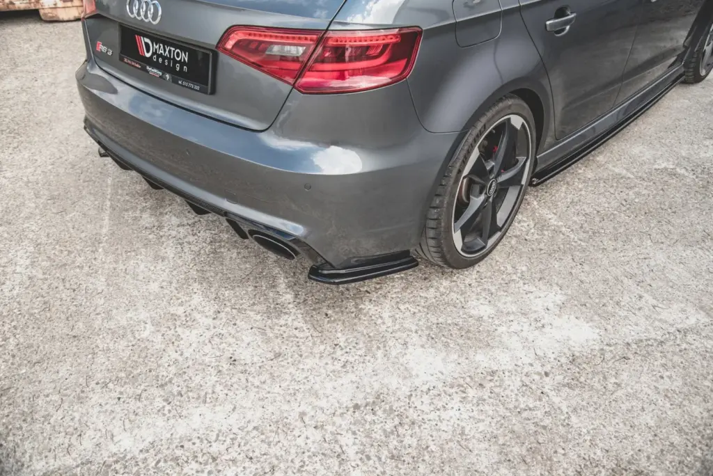 Rear Side Splitters V.1 compatible with Audi RS3 8V Sportback