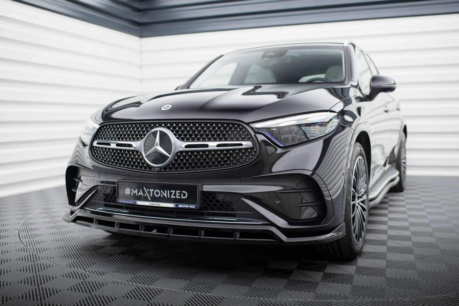 Front Splitter compatible with Mercedes-Benz GLC SUV / Coupe AMG-Line X254 / C254