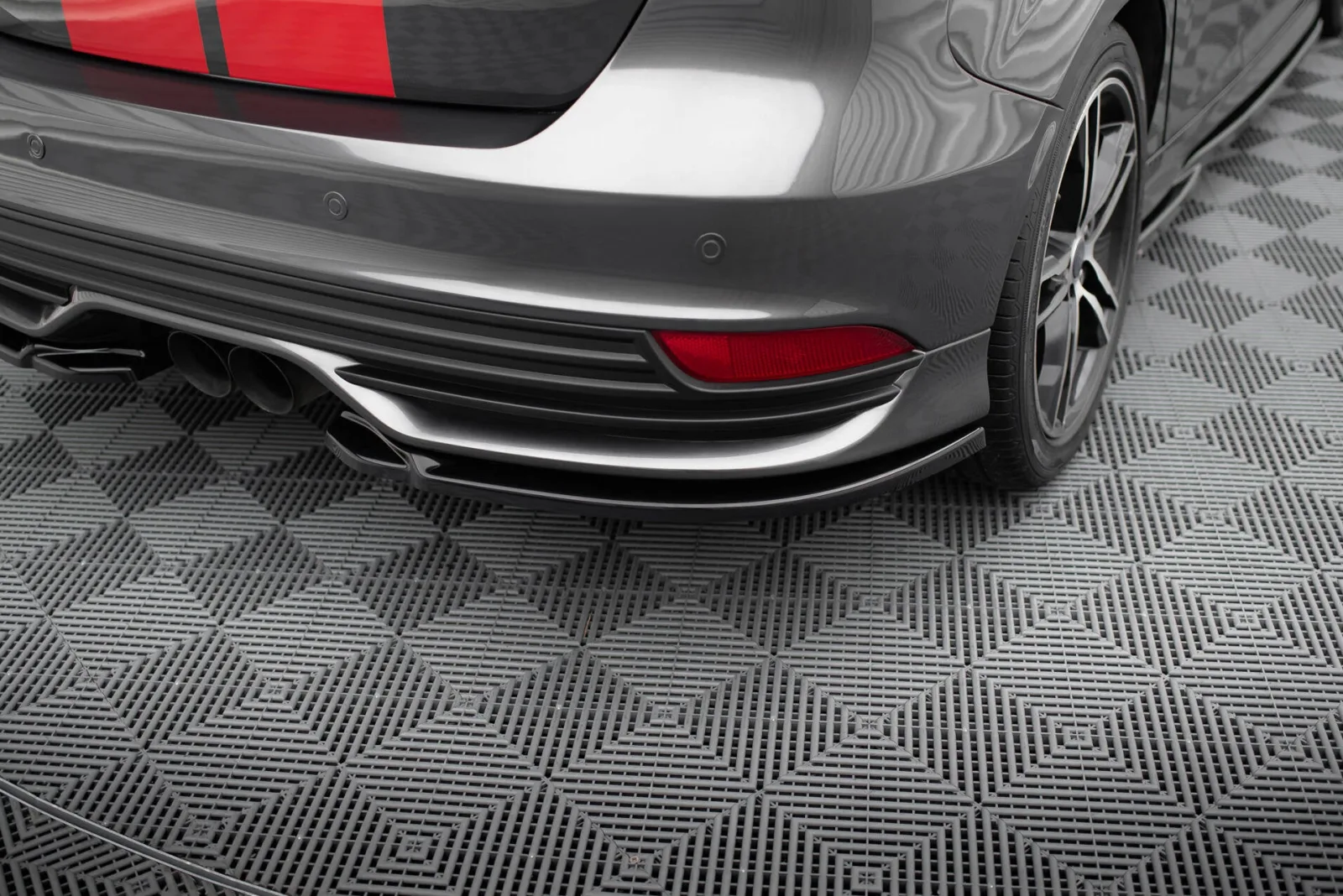 Rear Side Splitters V.2 compatible with Ford Focus ST Mk3 Facelift