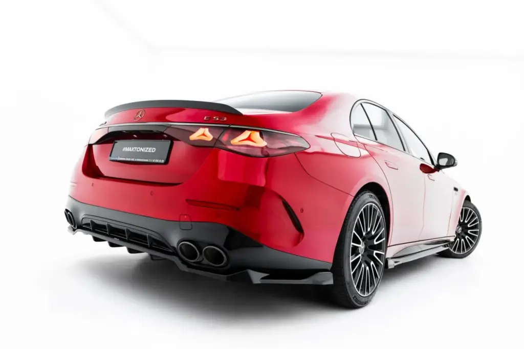 Rear Splitter (With Diffuser) compatible with Mercedes-AMG E53 Sedan / Estate W214