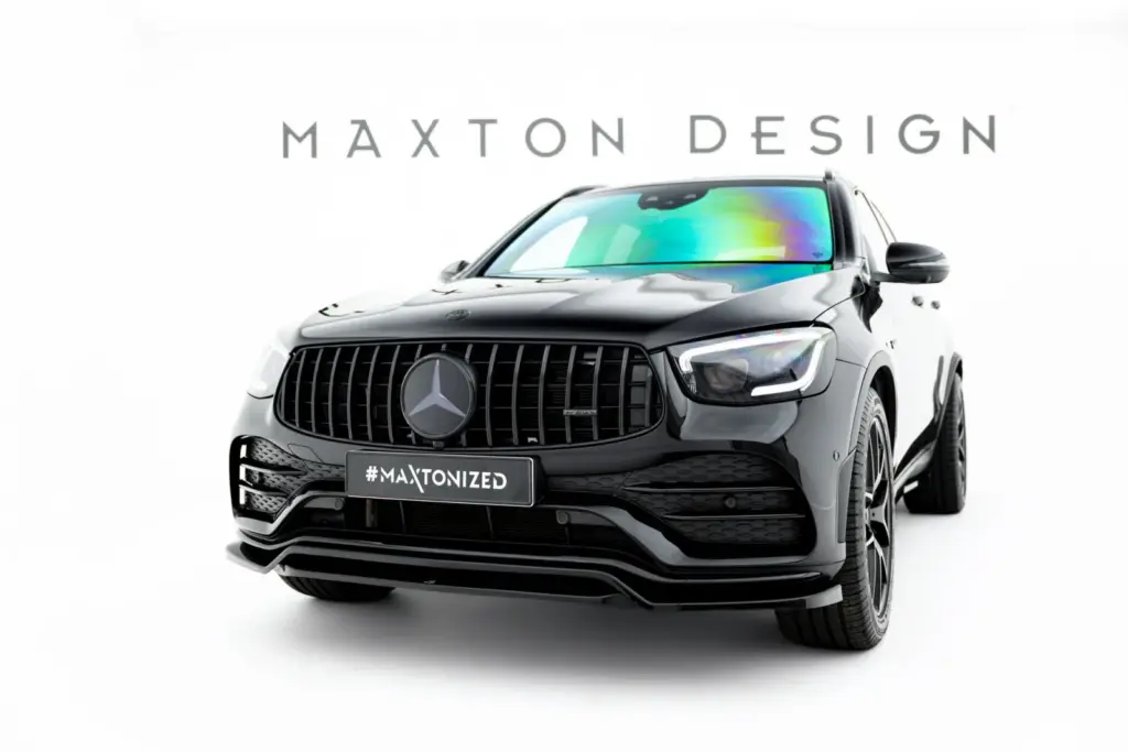 Front Splitter compatible with Mercedes-AMG GLC 43 / AMG-Line SUV X253 Facelift