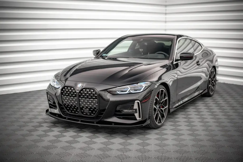 Front Splitter Street Pro + Flaps compatible with BMW 4 M-Pack / M440i G22 / G23 / G22 Facelift / G23 Facelift