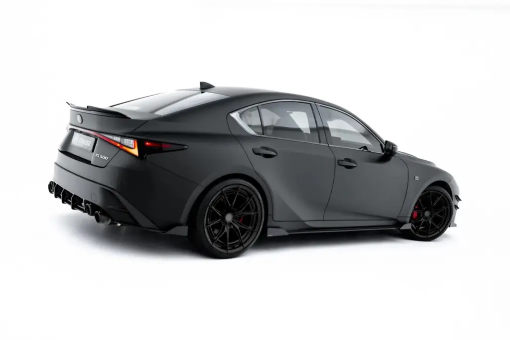 Side Skirts Diffusers Street Pro + Flaps compatible with Lexus IS 500 Mk3 Facelift 2 (XE30)