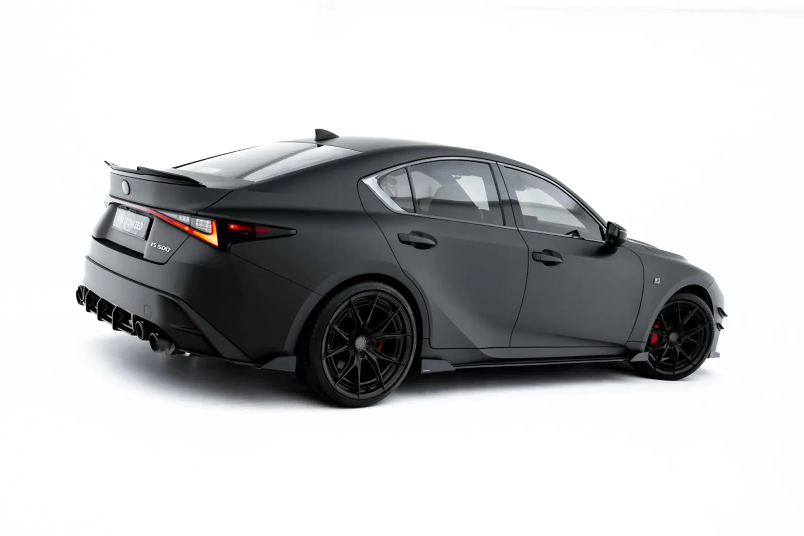 Side Skirts Diffusers Street Pro + Flaps compatible with Lexus IS 500 Mk3 Facelift 2 (XE30)
