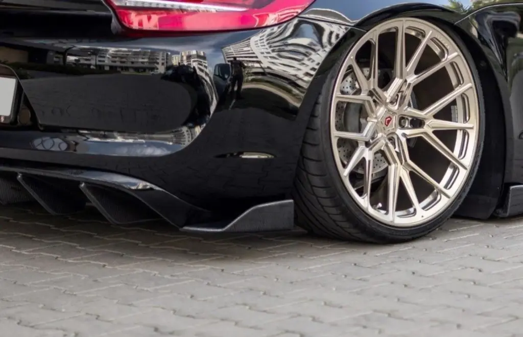 Rear Side Splitters compatible with Porsche Cayman MK2 981C