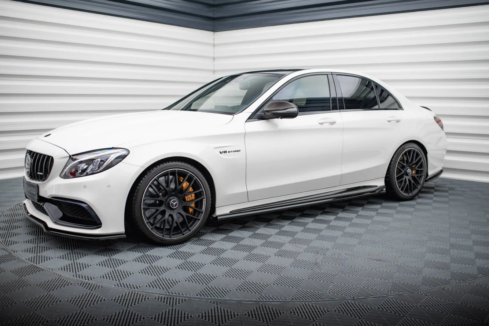 Set of Splitters compatible with Mercedes-AMG C63 Sedan / Estate W205 / S205