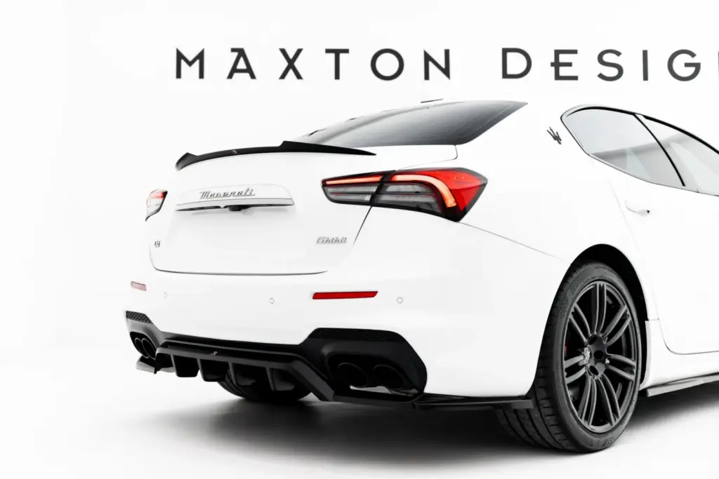 Rear Splitter (With Diffuser) compatible with Maserati Ghibli Modena Mk3 Facelift