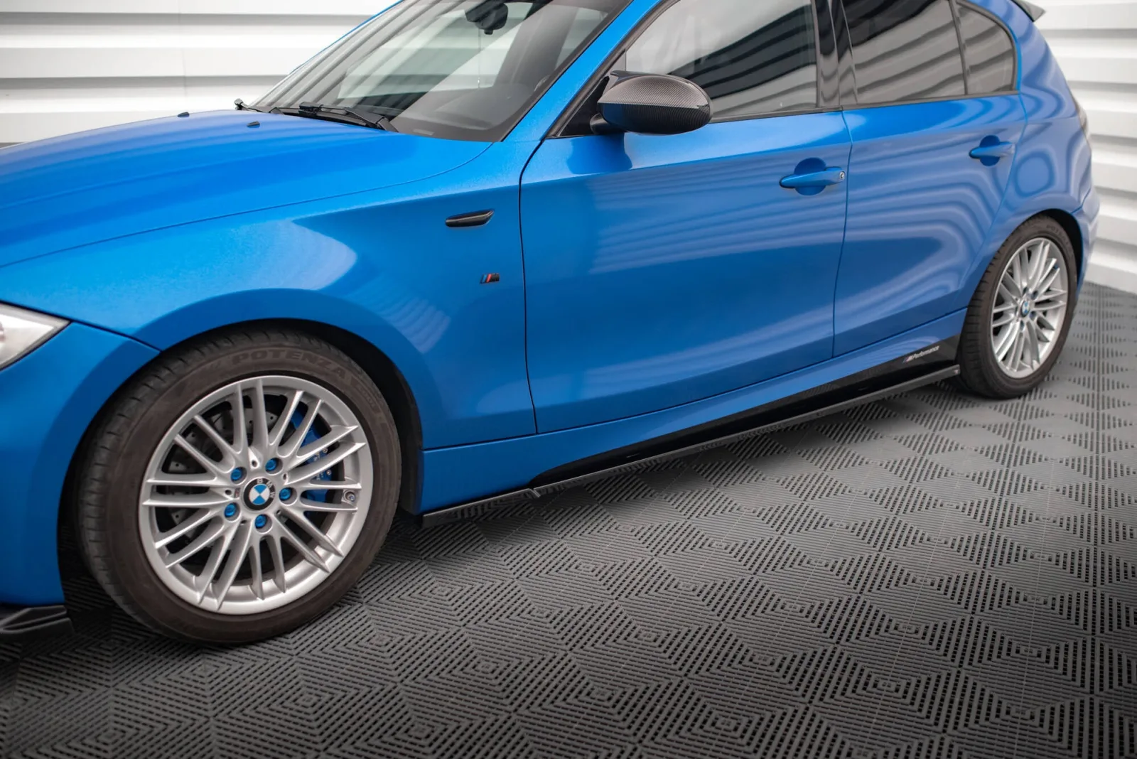 Side Skirts Diffusers compatible with BMW 1 M-Pack E87 Facelift