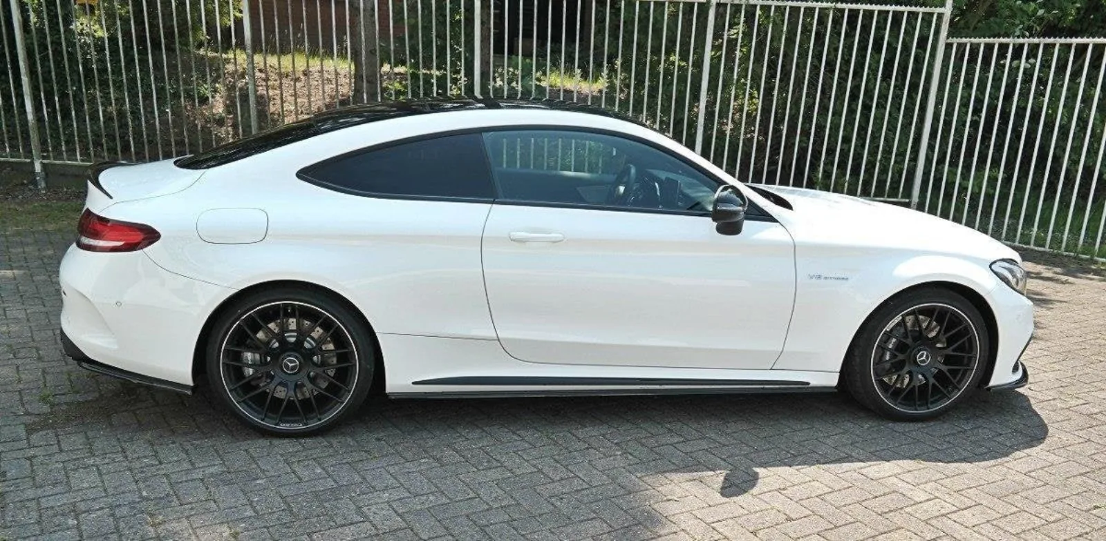 Side Skirts Diffusers compatible with Mercedes C-class C205 63AMG Coupe