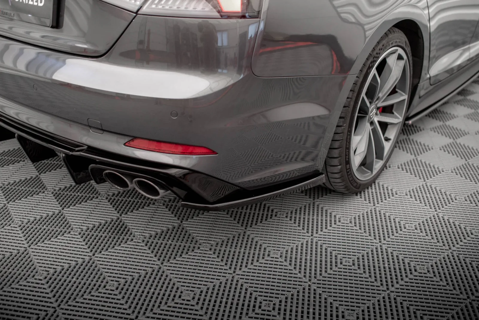 Rear Side Splitters compatible with Audi S5 Coupe / Sportback F5