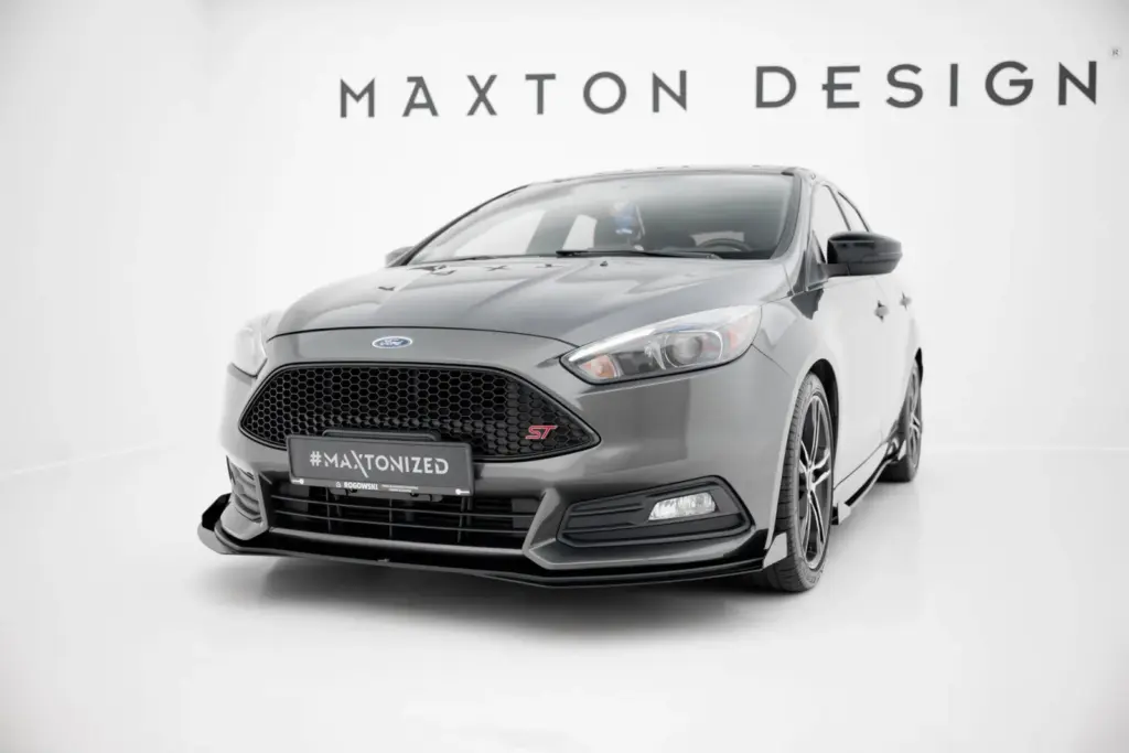 Front Splitter Street Pro + Flaps compatible with Ford Focus ST Mk3 Facelift