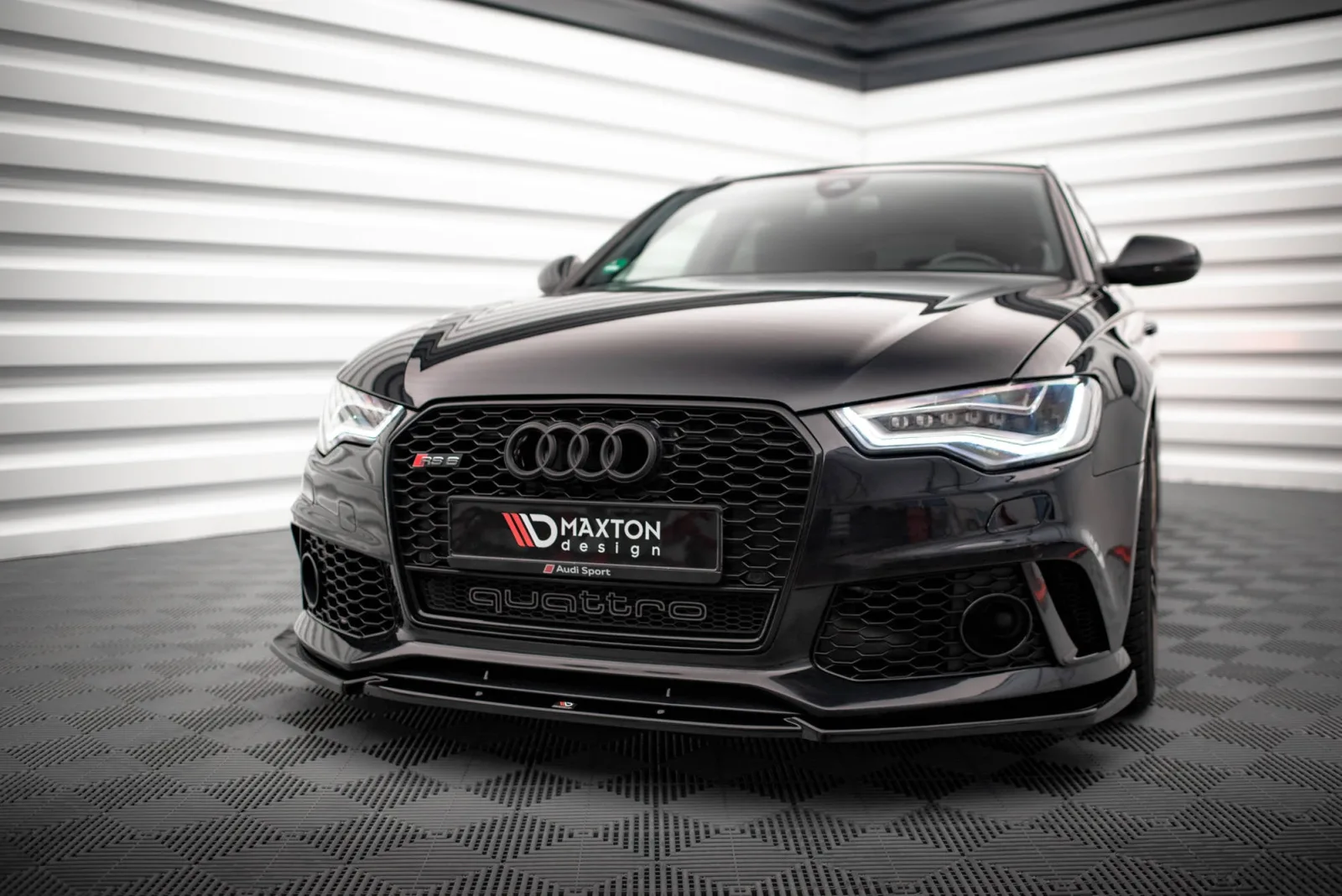 Front Splitter compatible with Audi A6 RS6 Look C7