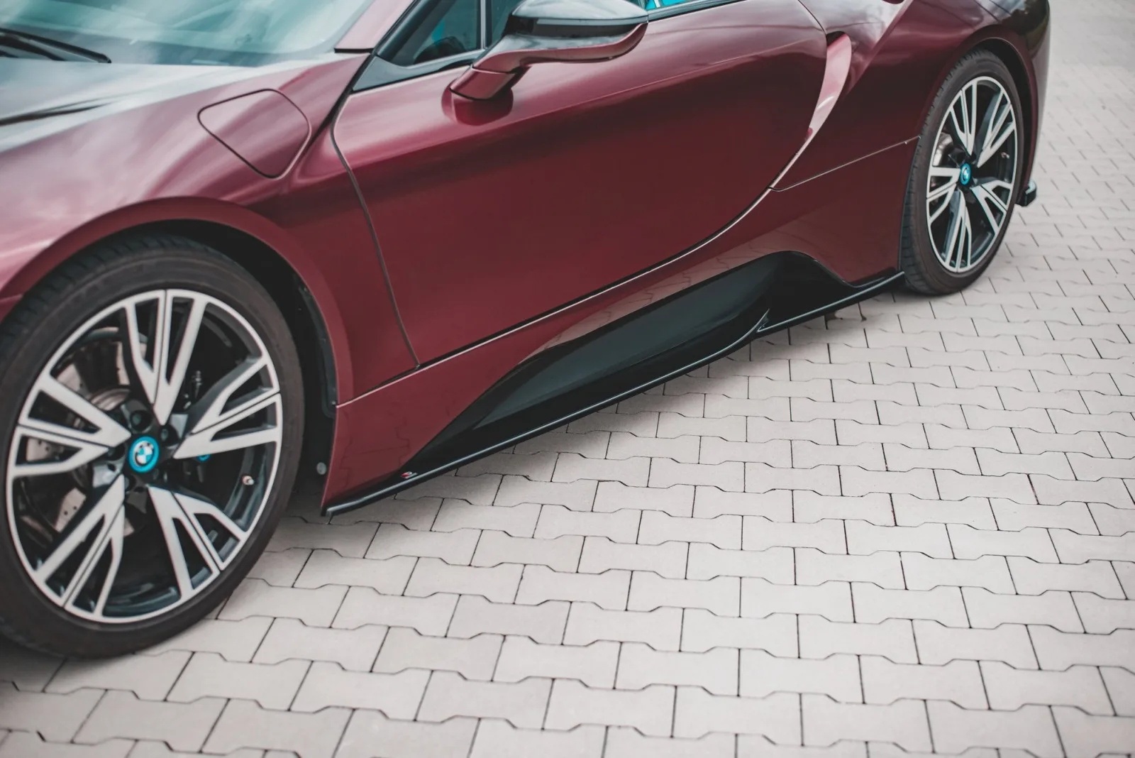 Side Skirts Diffusers compatible with BMW i8