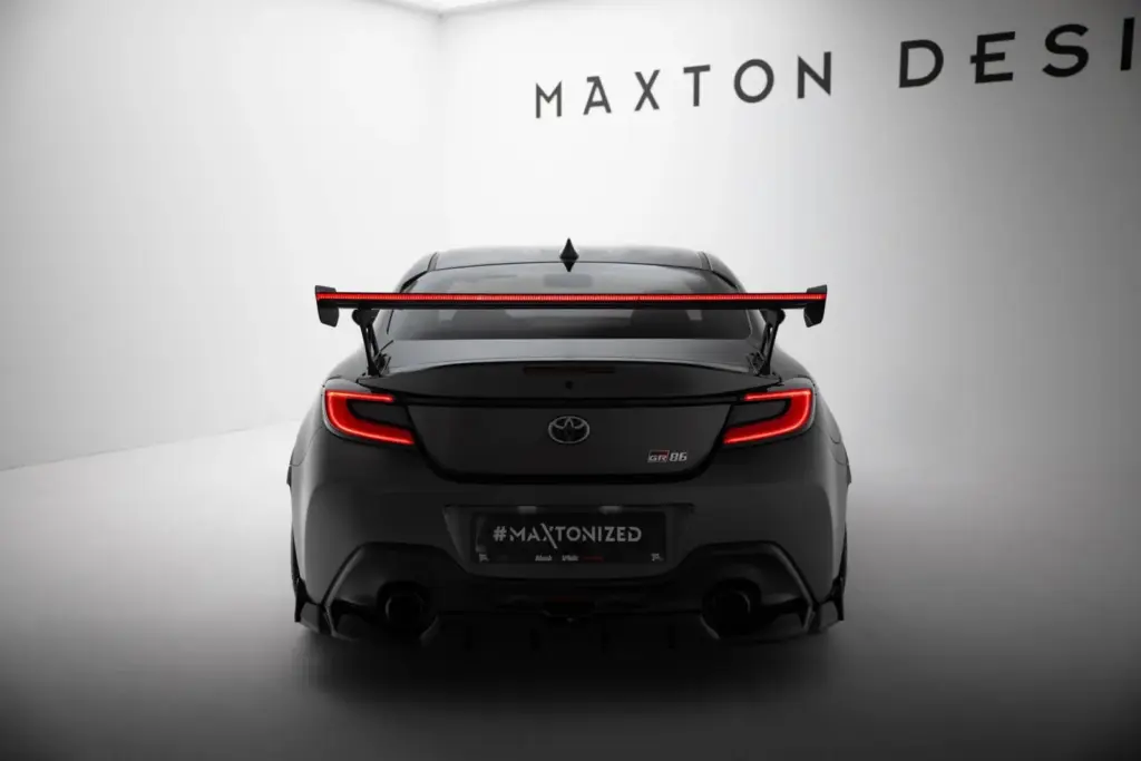 Carbon Spoiler With External Brackets + LED compatible with Toyota GR86 / Subaru BRZ Mk2