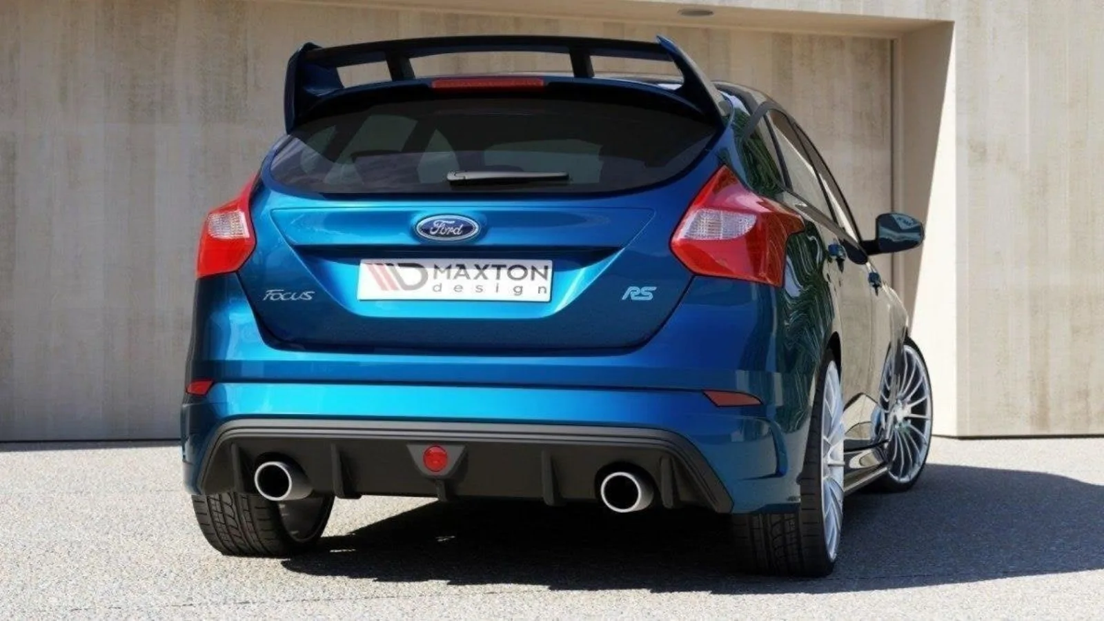Rear Bumper (RS Look) compatible with Ford Focus Mk3